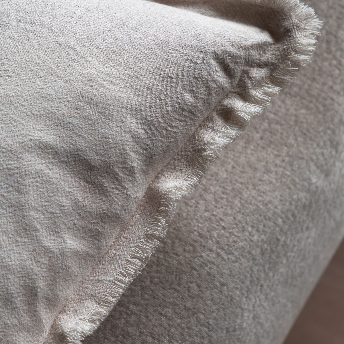 Bodhi Living Linen Look Cushion Cream 2pk House of Isabella UK