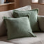 Bodhi Living Linen Look Cushion Sage 2pk House of Isabella UK
