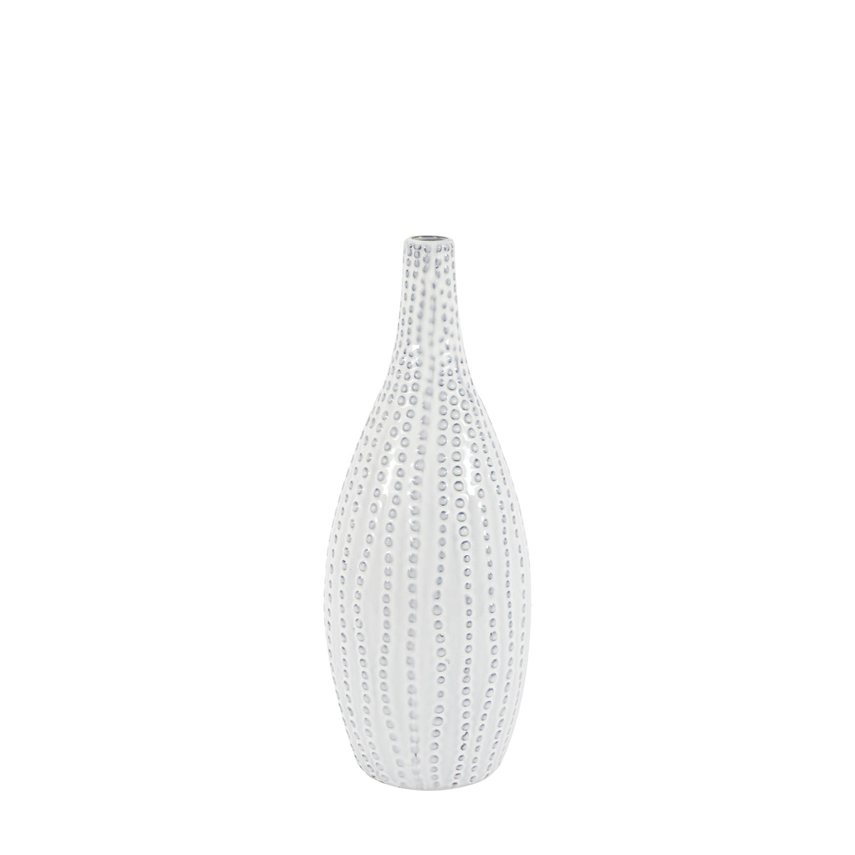 Bodhi Living Lucia Beaded Vase White Large House of Isabella UK