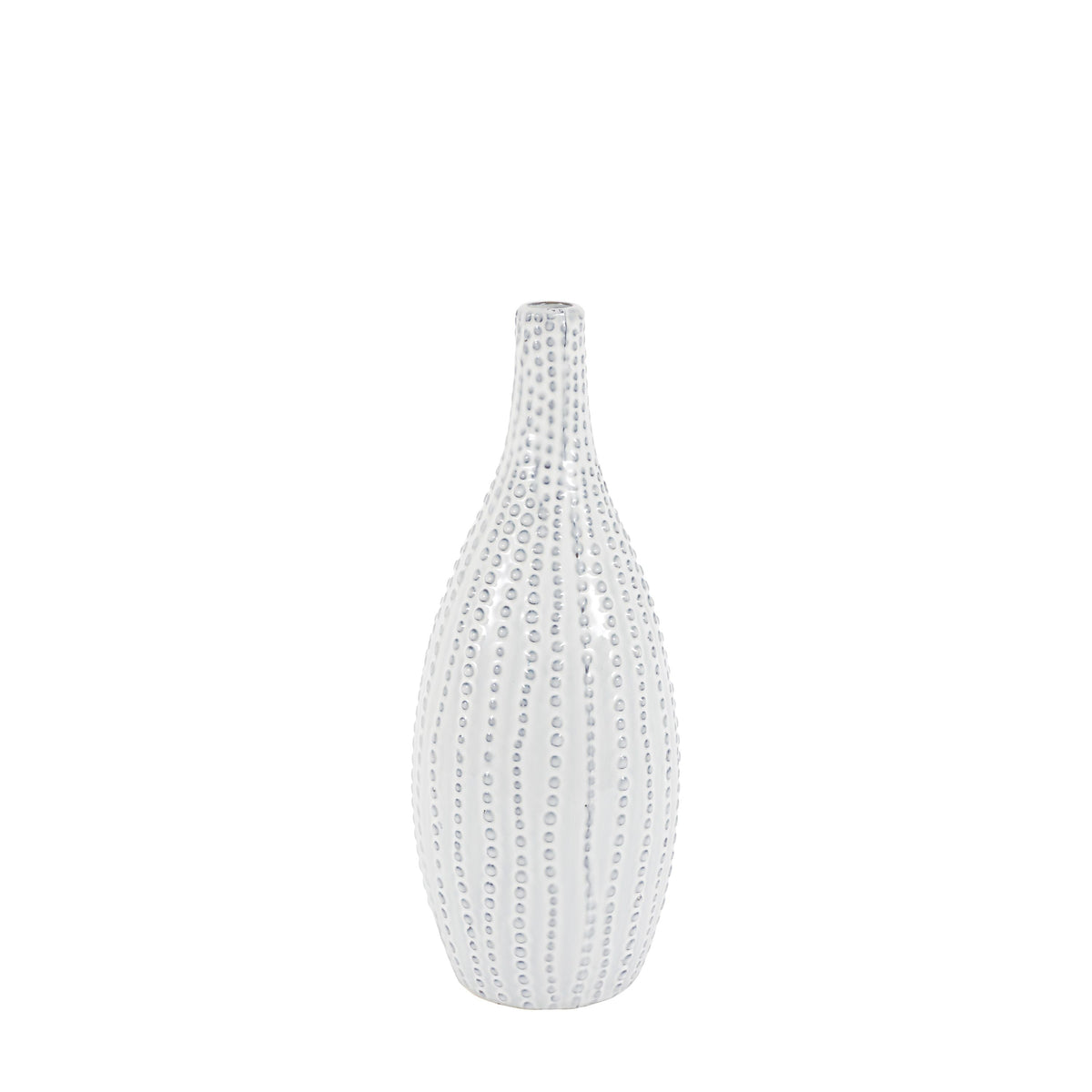 Bodhi Living Lucia Beaded Vase White Large House of Isabella UK