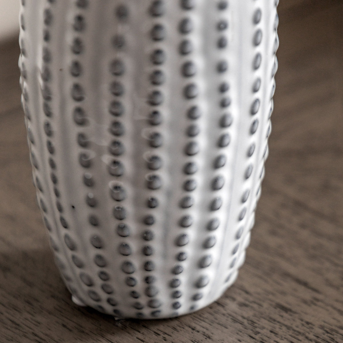 Bodhi Living Lucia Beaded Vase White Small House of Isabella UK