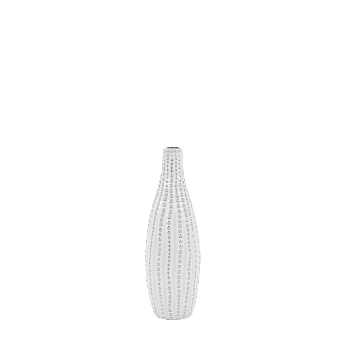 Bodhi Living Lucia Beaded Vase White Small House of Isabella UK