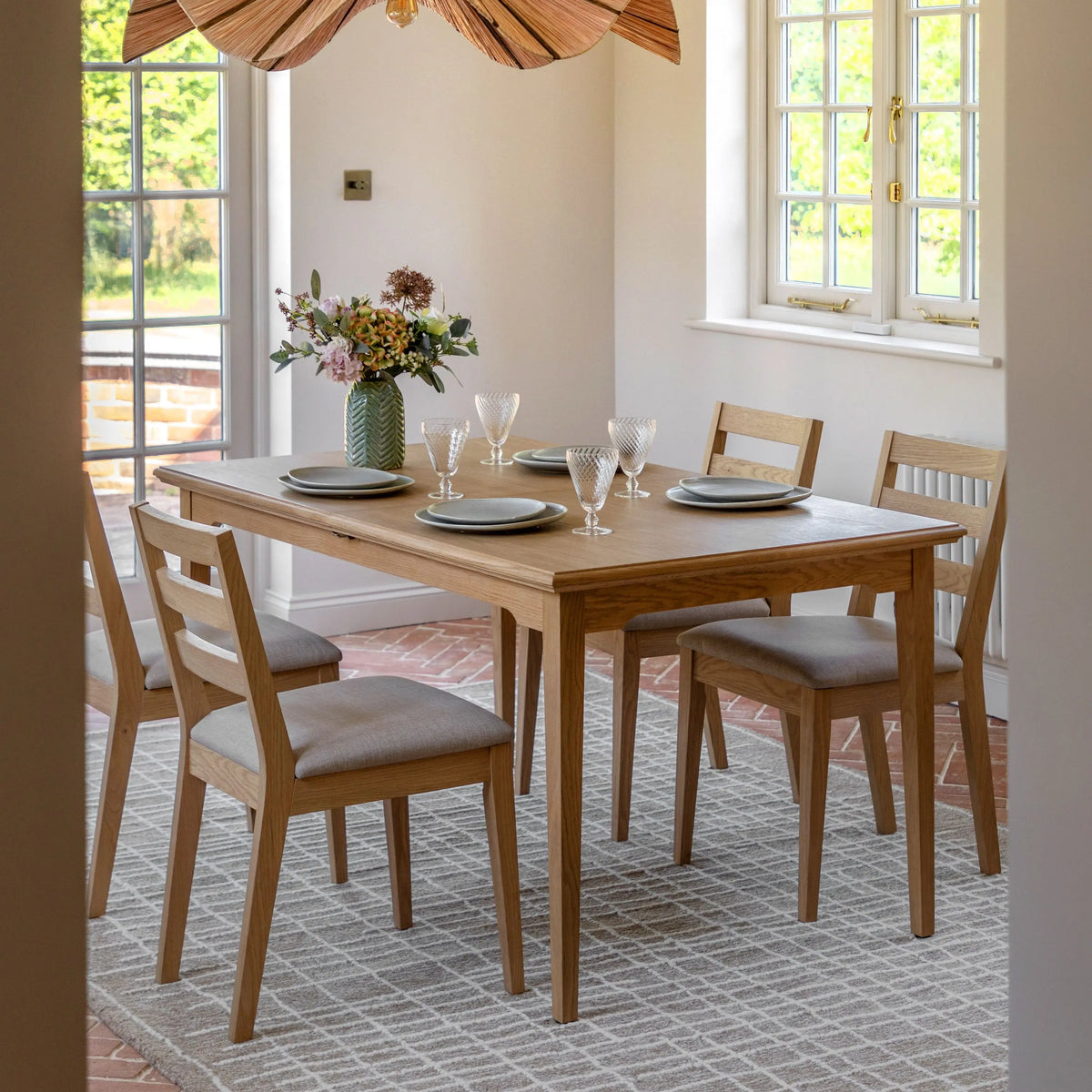 Bodhi Living Malvern Extending Dining Table House of Isabella UK