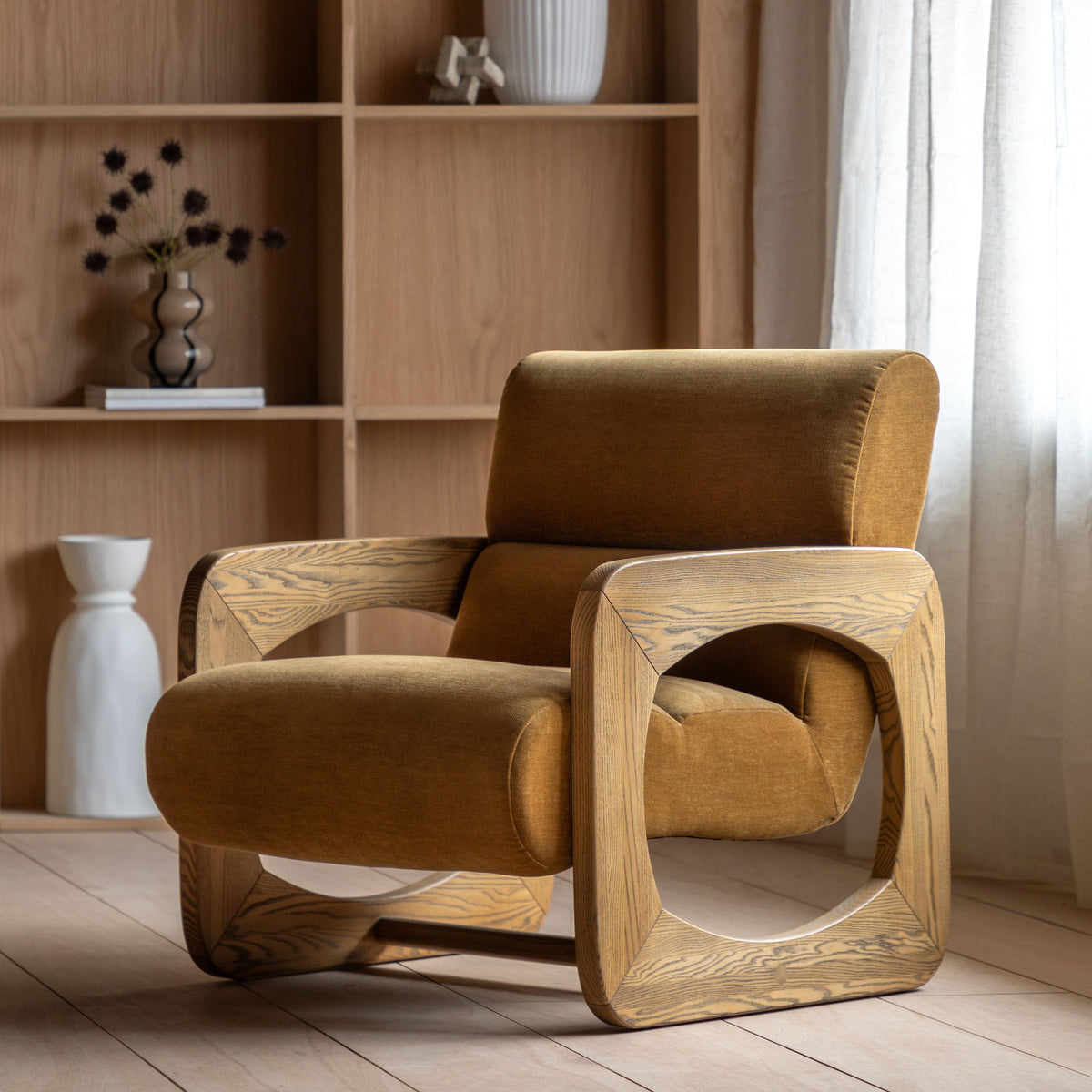 Bodhi Living Marco Armchair Verona Golden House of Isabella UK