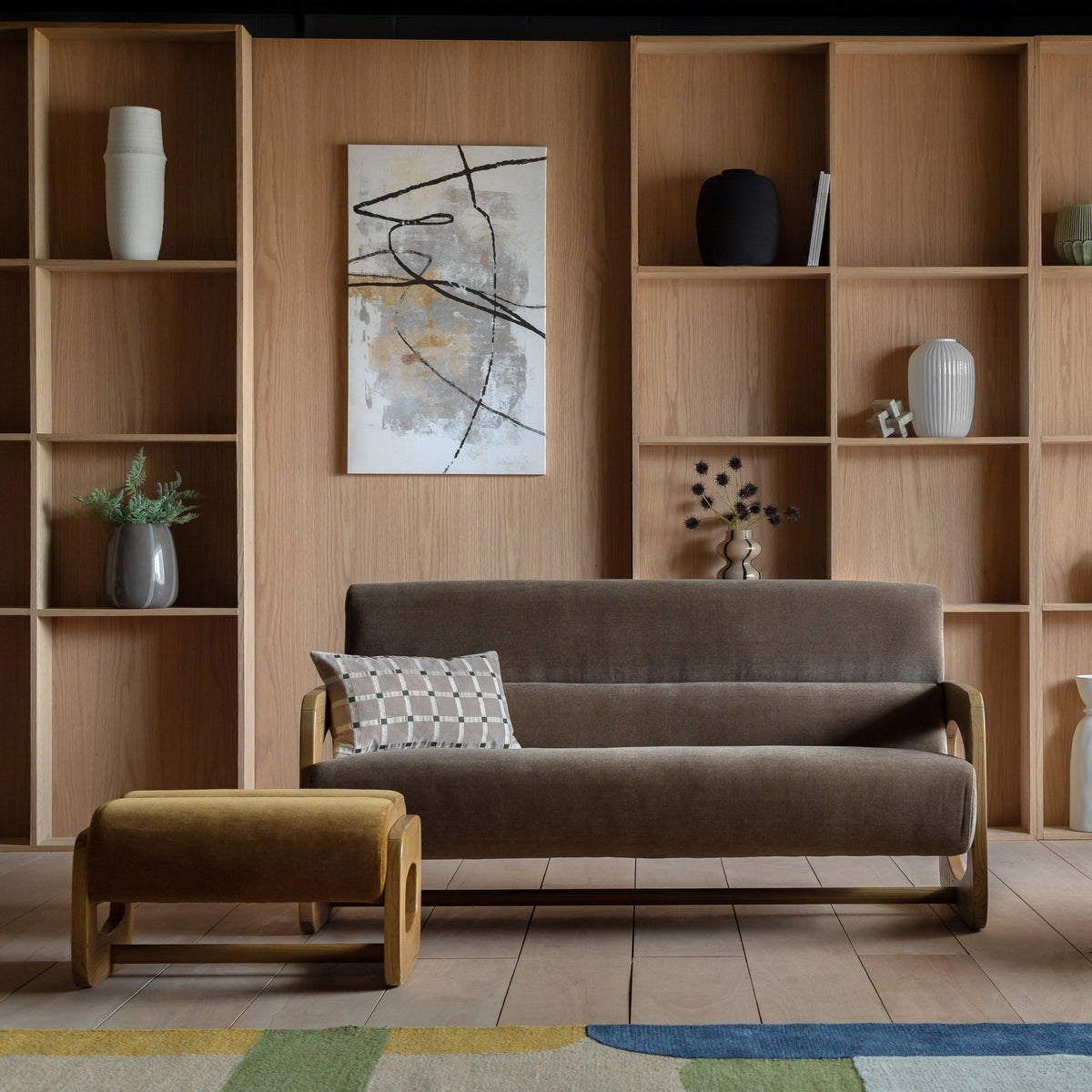 Bodhi Living Marco Footstool Verona Golden House of Isabella UK