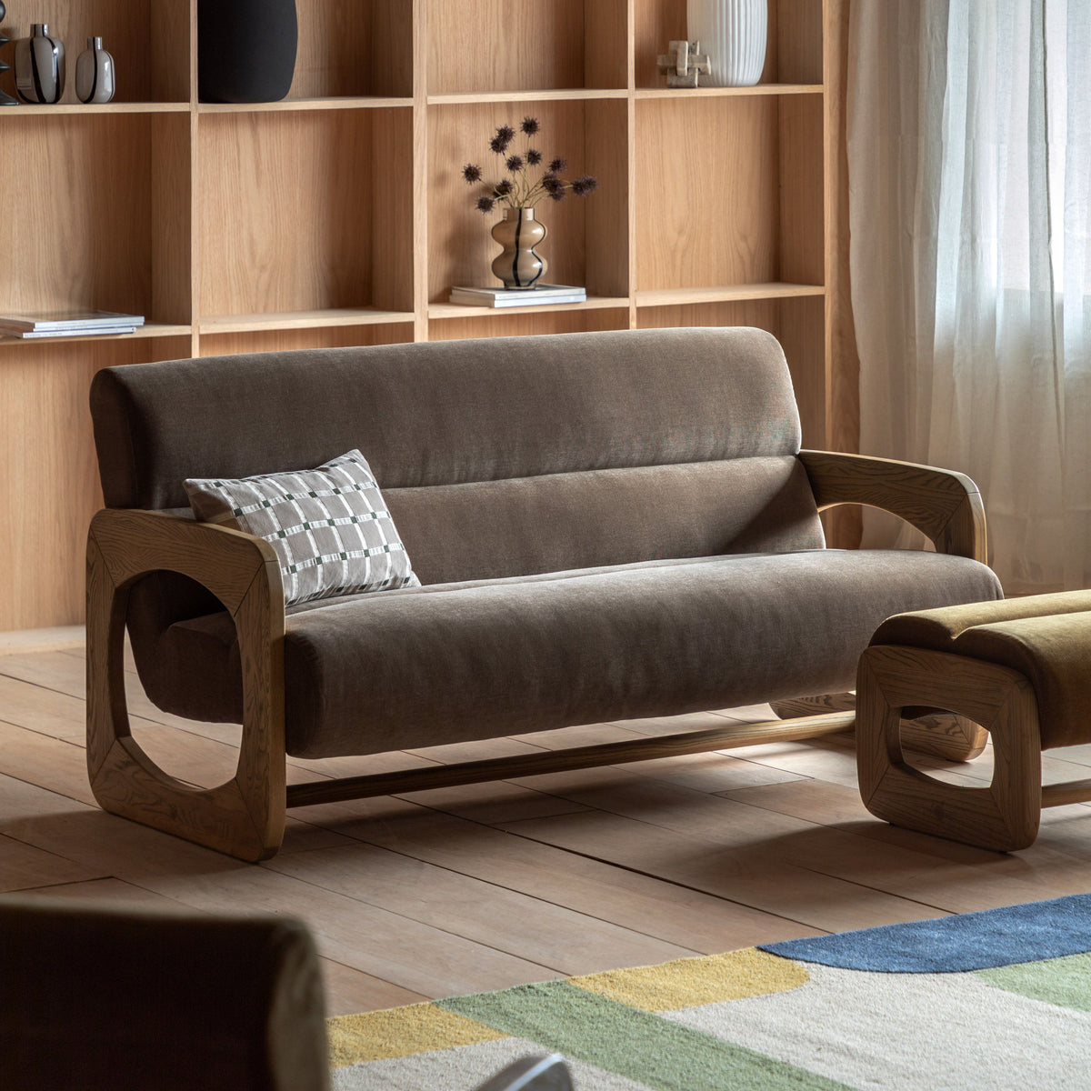 Bodhi Living Marco Footstool Verona Sepia House of Isabella UK