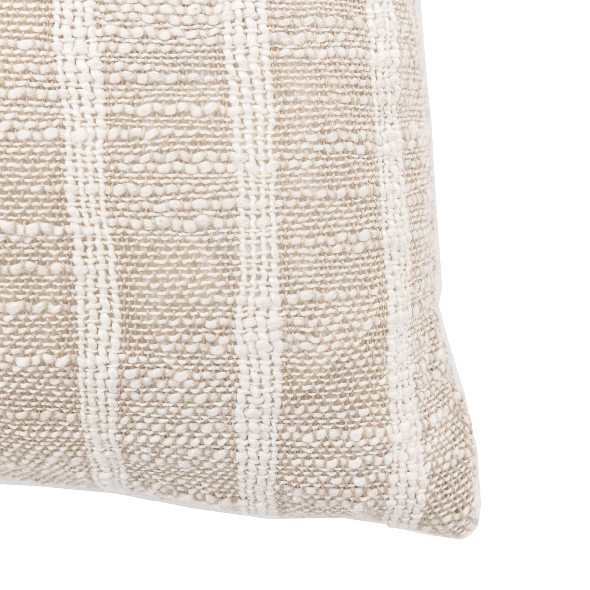 Bodhi Living Melford Stripe Cushion Sand House of Isabella UK