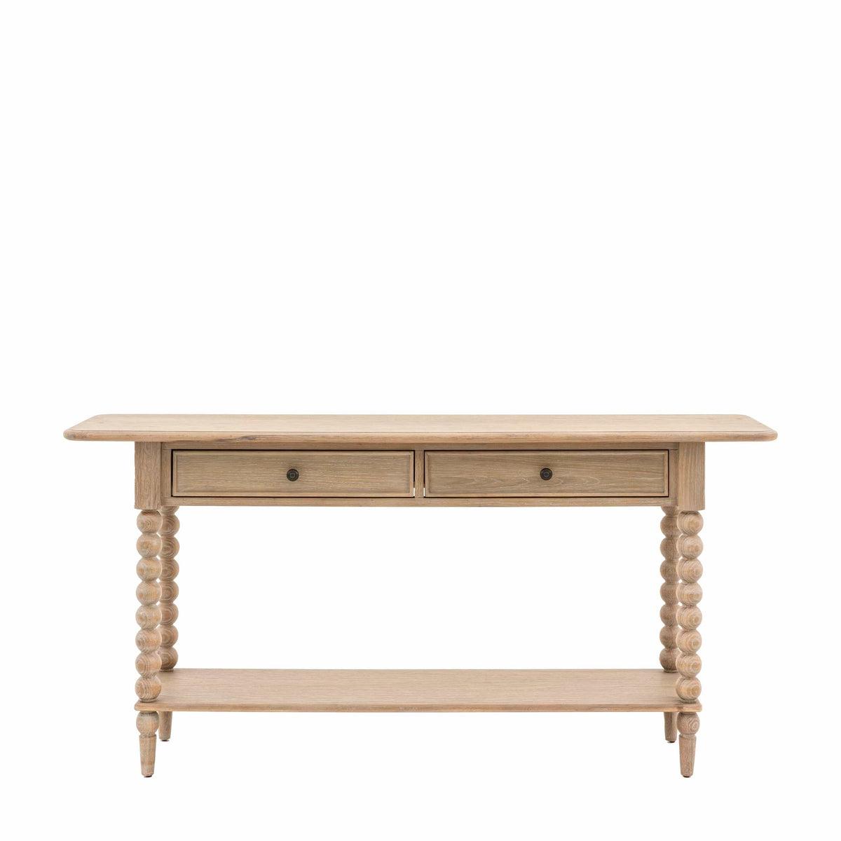 Mitcham 2 Drawer Console Table 1650x400x800mm.