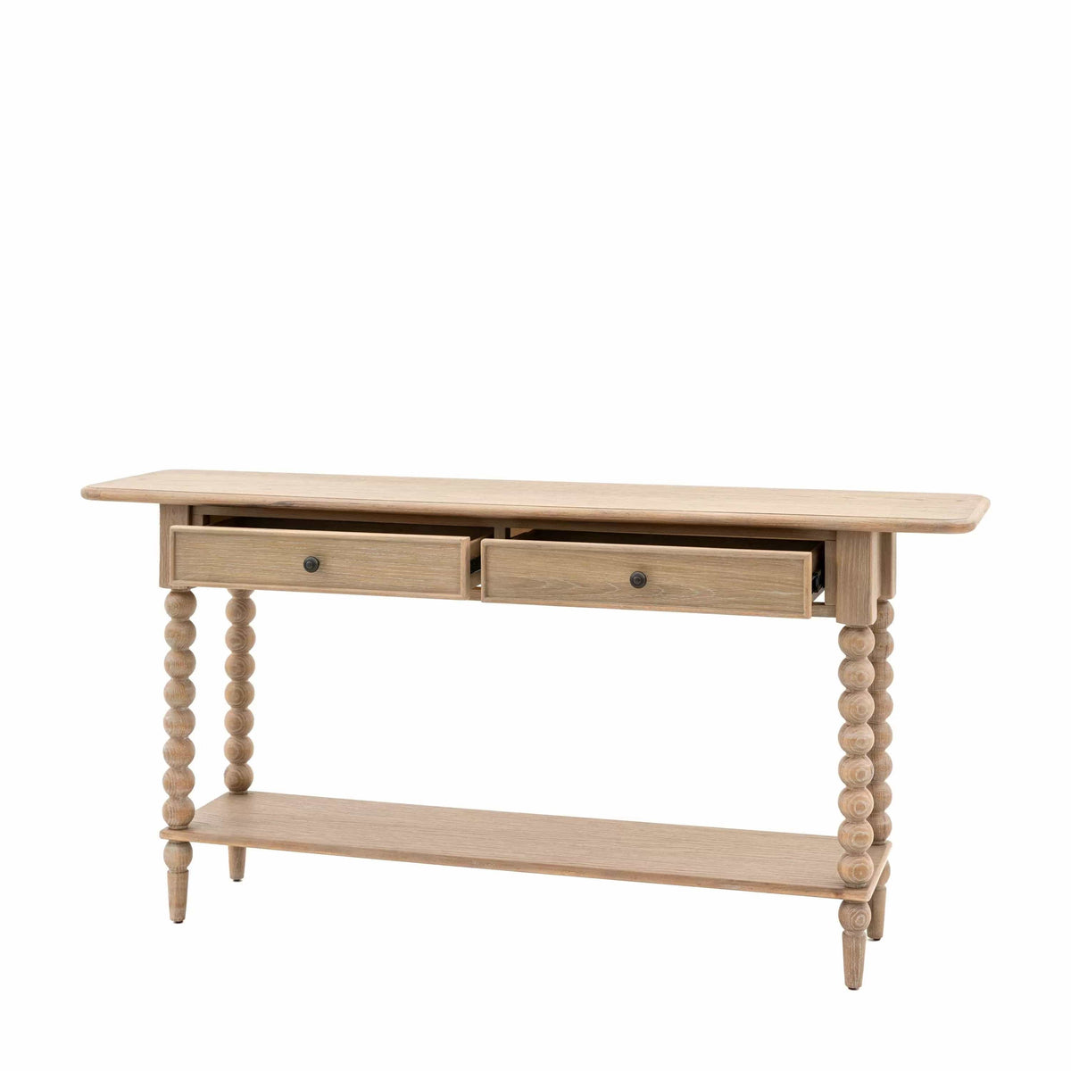 Mitcham 2 Drawer Console Table 1650x400x800mm.