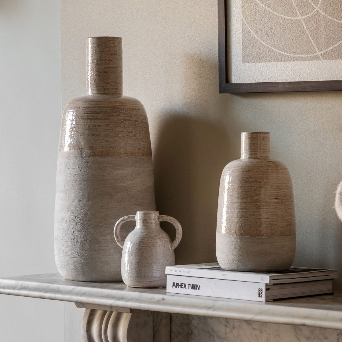 Bodhi Living Mobi Ceramic Bottle Vase Small House of Isabella UK