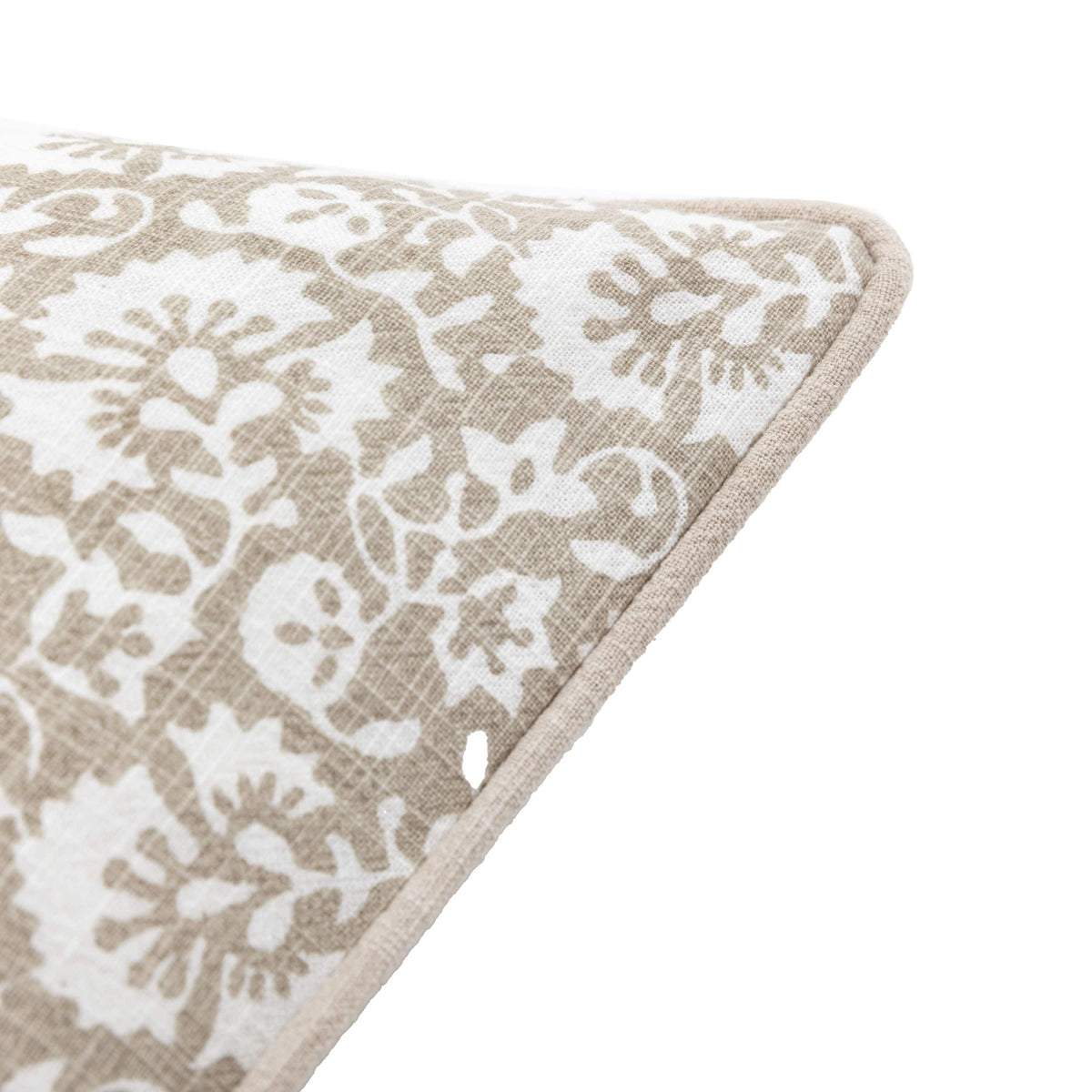 Bodhi Living Morley Floral Cushion Taupe House of Isabella UK