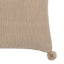 Bodhi Living Moss Stitch PomPom Cushion Natural House of Isabella UK
