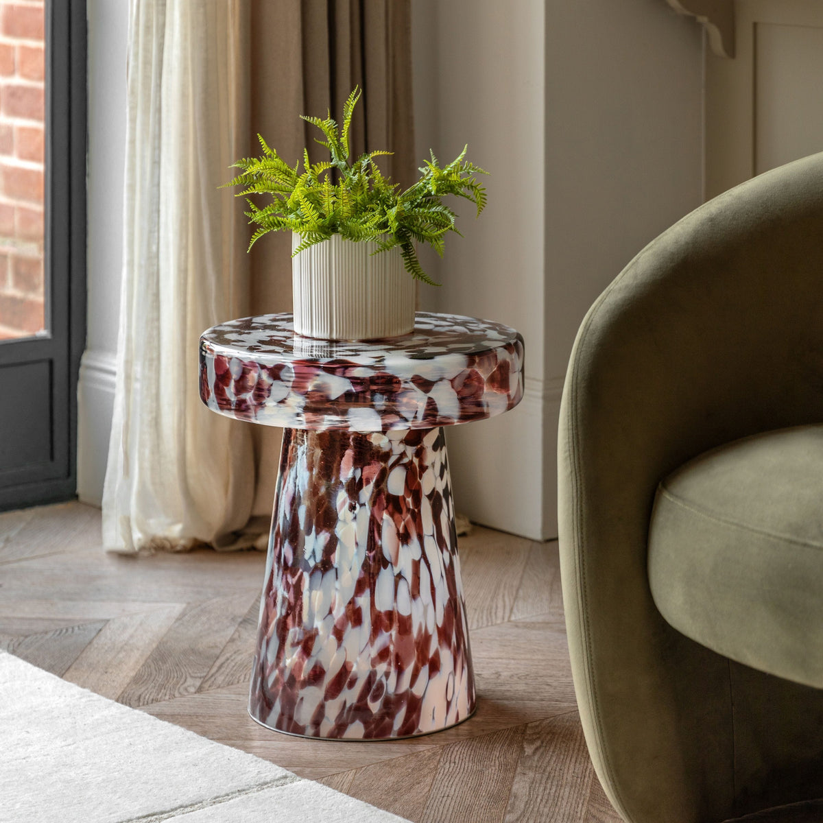 Bodhi Living Murano Side Table Leopard House of Isabella UK