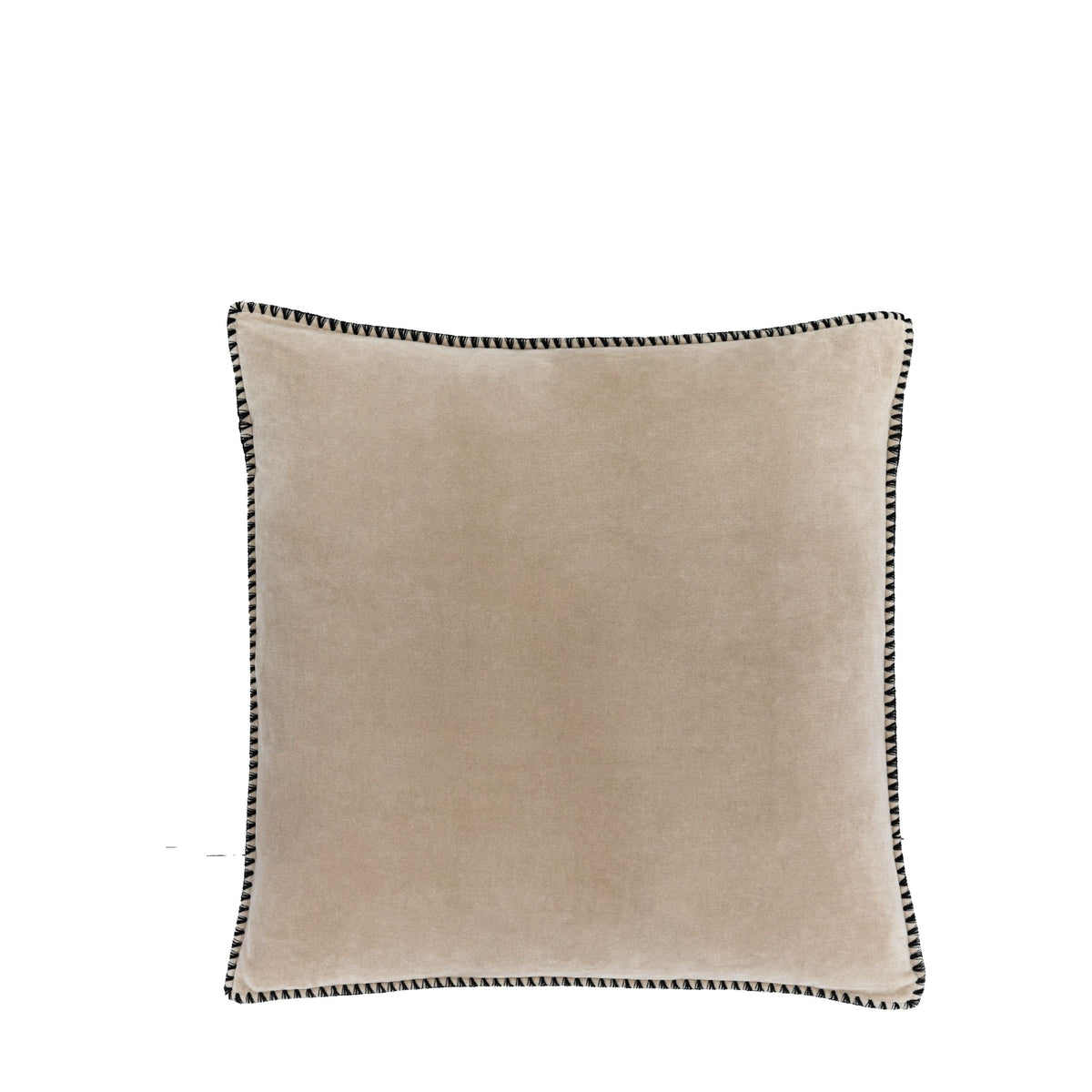 Bodhi Living Nico Velvet Cushion Taupe House of Isabella UK