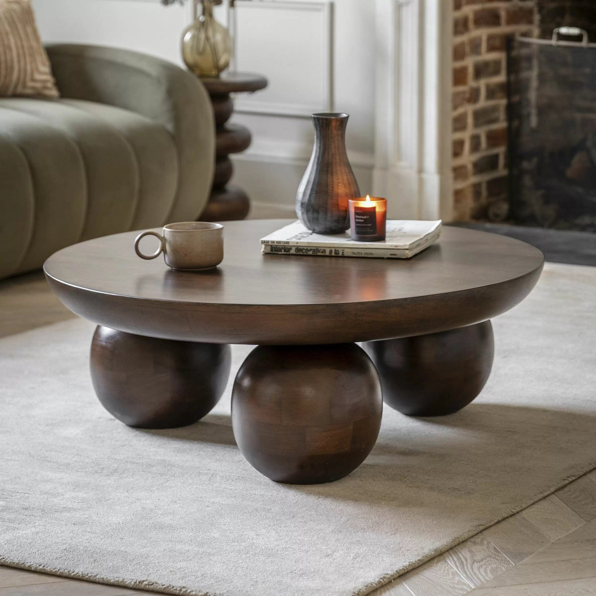 Northstowe Round Coffee Table 900x900x340mm.