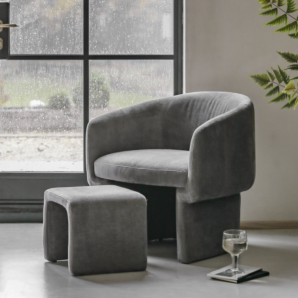 Odell Armchair Anthracite.
