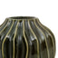 Bodhi Living Organic Ribbed Vase Olive Small House of Isabella UK