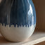 Bodhi Living Orro Blue Organic Fade Ceramic Vase House of Isabella UK