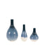 Bodhi Living Orro Blue Organic Fade Ceramic Vase Set of 3 House of Isabella UK