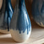 Bodhi Living Orro Blue Organic Fade Ceramic Vase Set of 3 House of Isabella UK