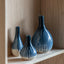 Bodhi Living Orro Blue Organic Fade Ceramic Vase Set of 3 House of Isabella UK