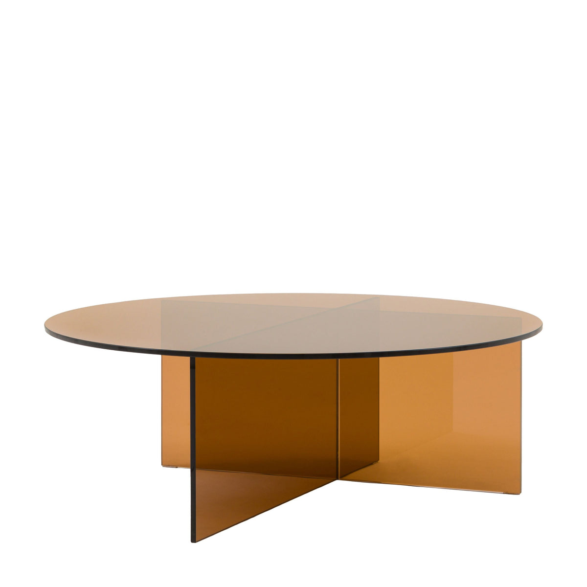 Bodhi Living Parioli Glass Coffee Table Bronze House of Isabella UK