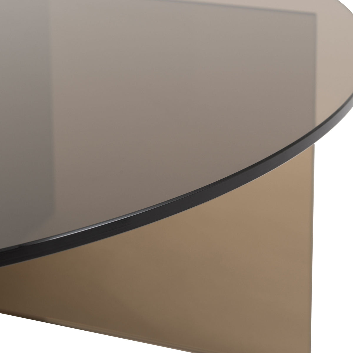 Bodhi Living Parioli Glass Coffee Table Charcoal House of Isabella UK