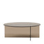 Bodhi Living Parioli Glass Coffee Table Charcoal House of Isabella UK