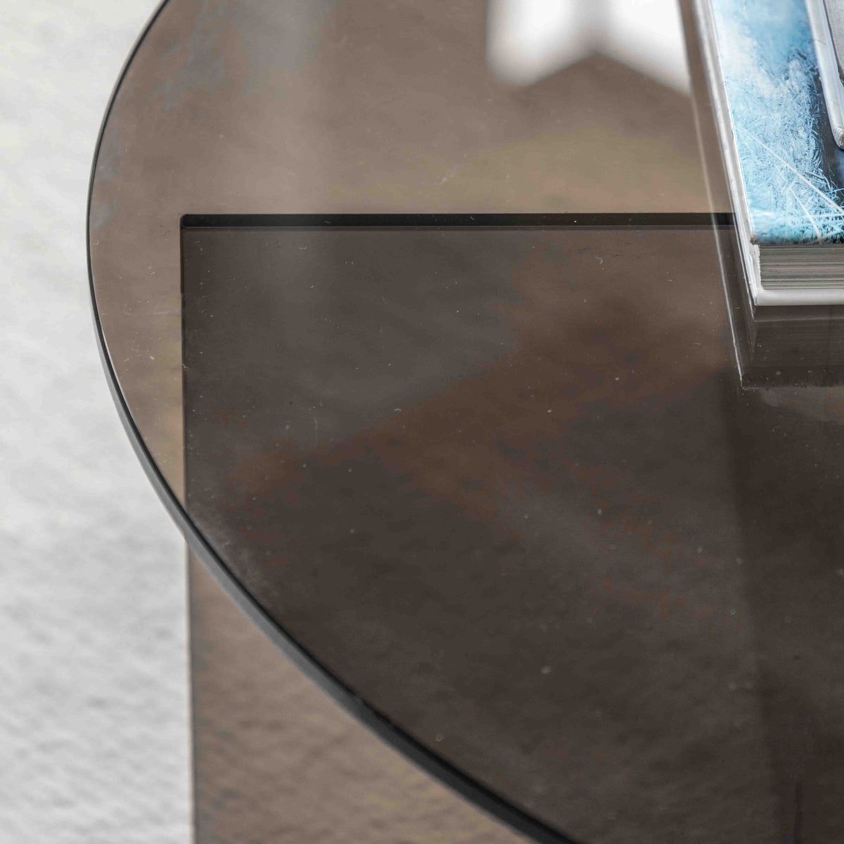 Bodhi Living Parioli Glass Coffee Table Charcoal House of Isabella UK