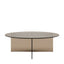 Bodhi Living Parioli Glass Coffee Table Charcoal House of Isabella UK