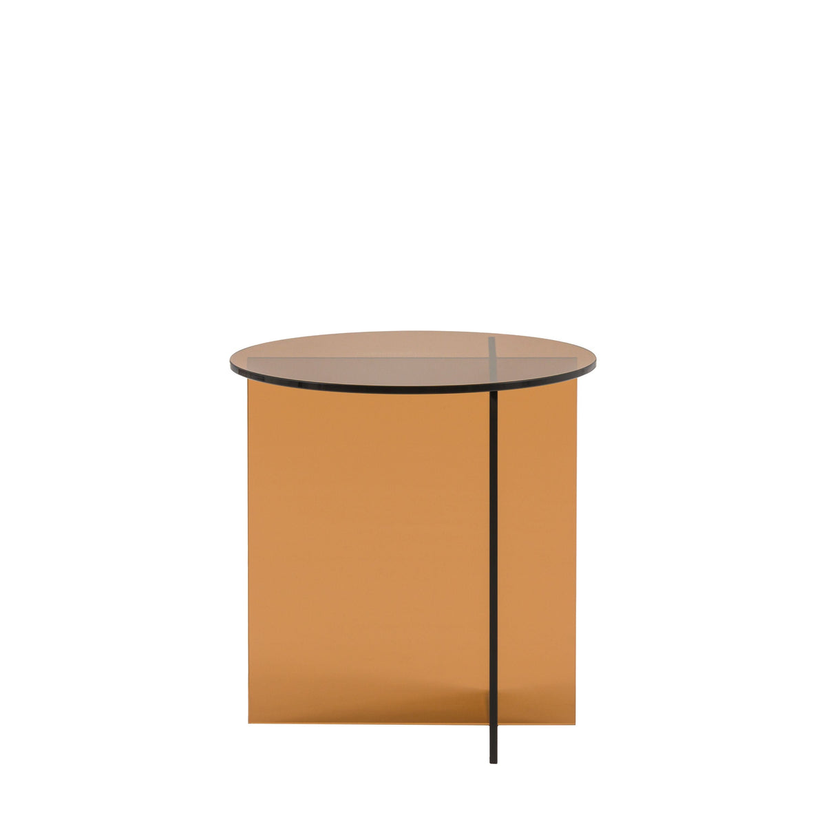 Bodhi Living Parioli Glass Side Table Bronze House of Isabella UK