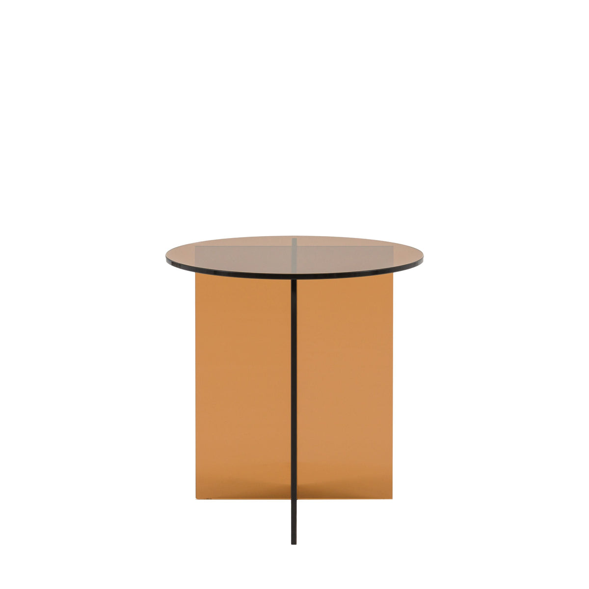 Bodhi Living Parioli Glass Side Table Bronze House of Isabella UK