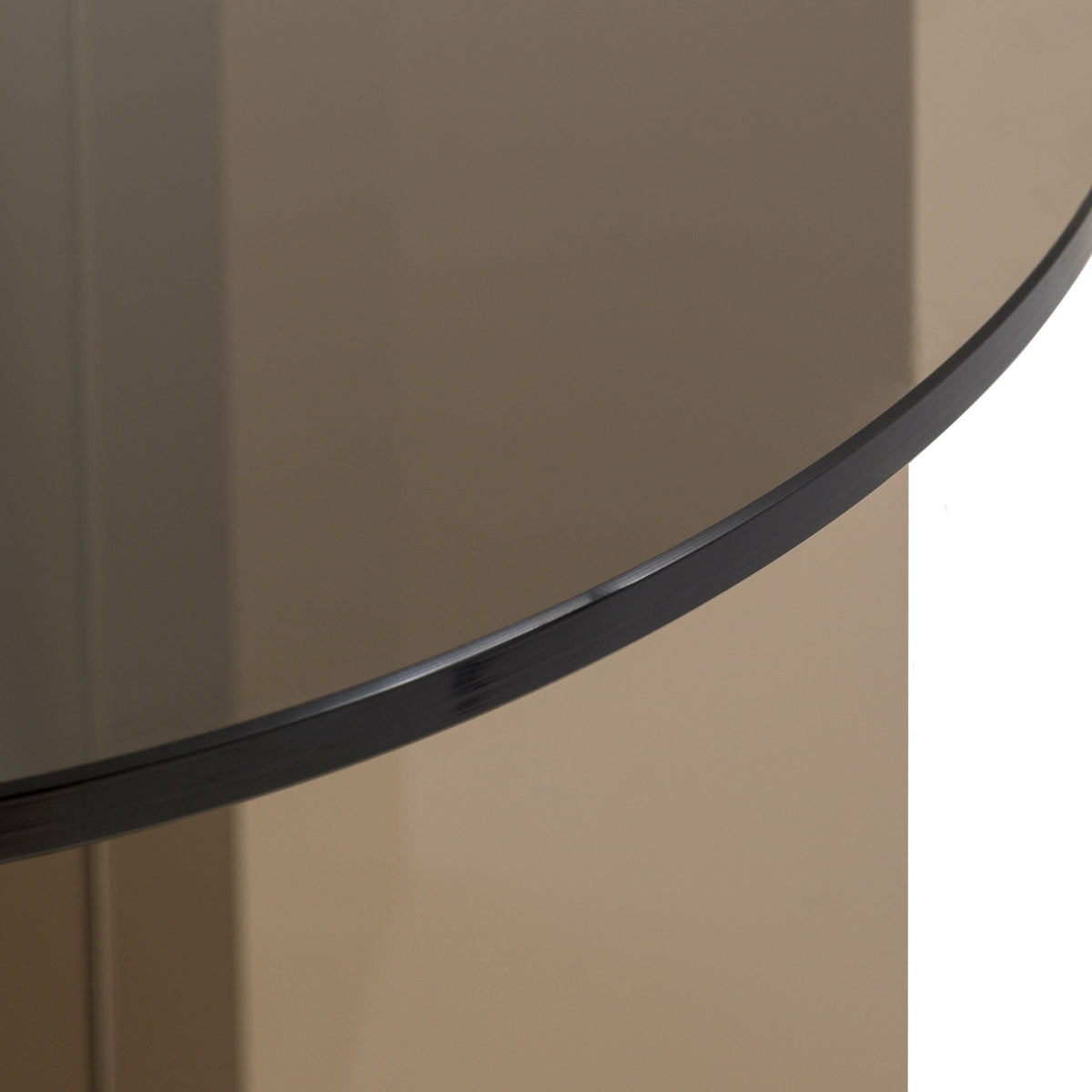 Bodhi Living Parioli Glass Side Table Charcoal House of Isabella UK