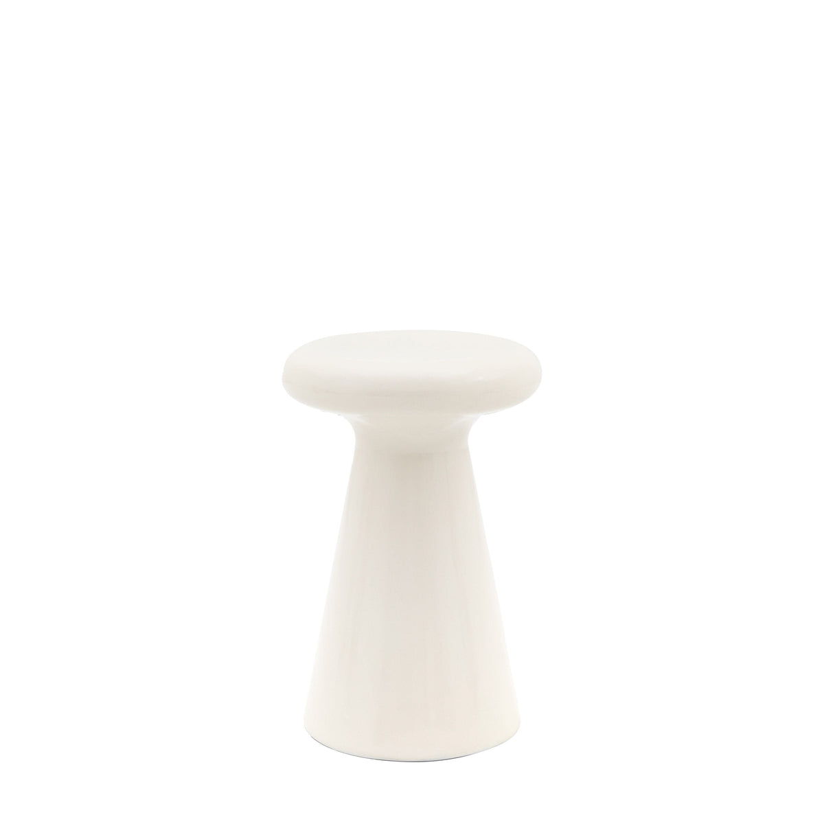Pavia Side Table Cream.