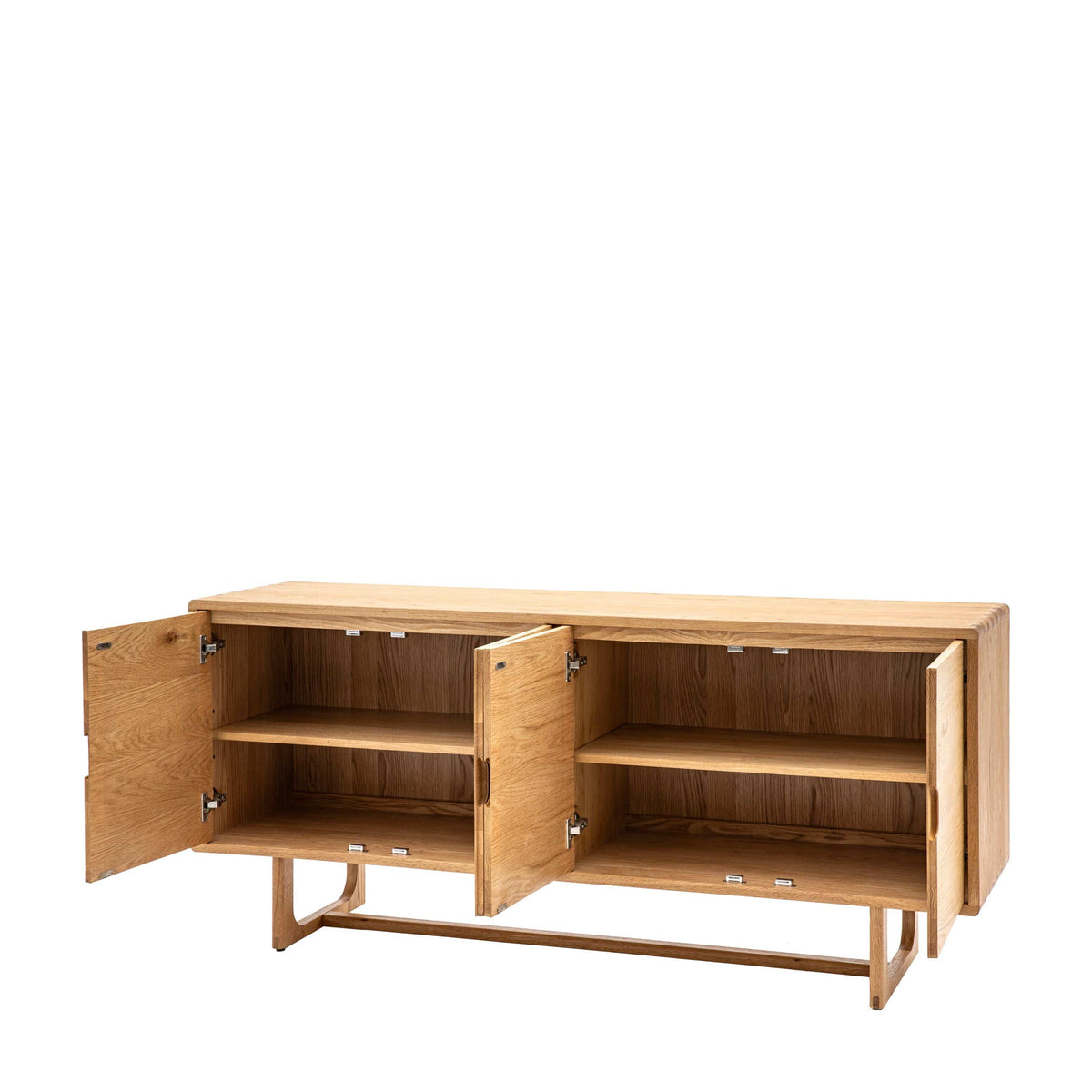 Payton 4 Door Sideboard Natural 1700x450x750mm.