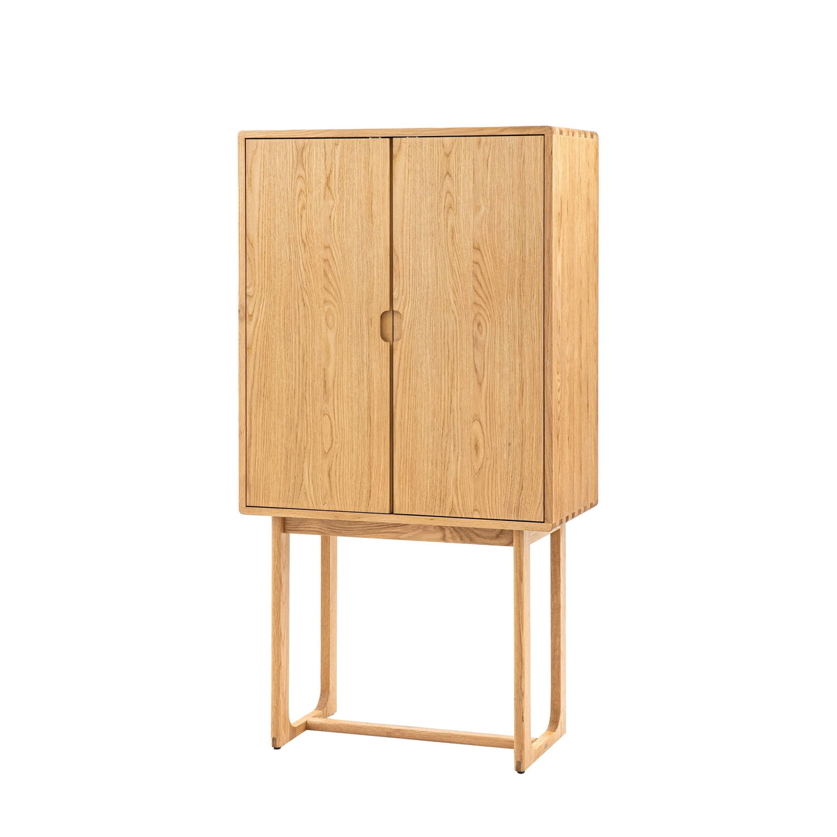 Payton Cocktail Cabinet Natural 850x450x1600mm.