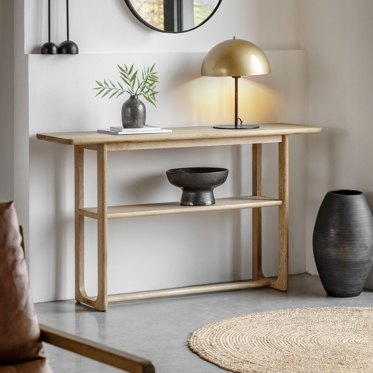 Payton Console Table Natural 1400x380x800mm.
