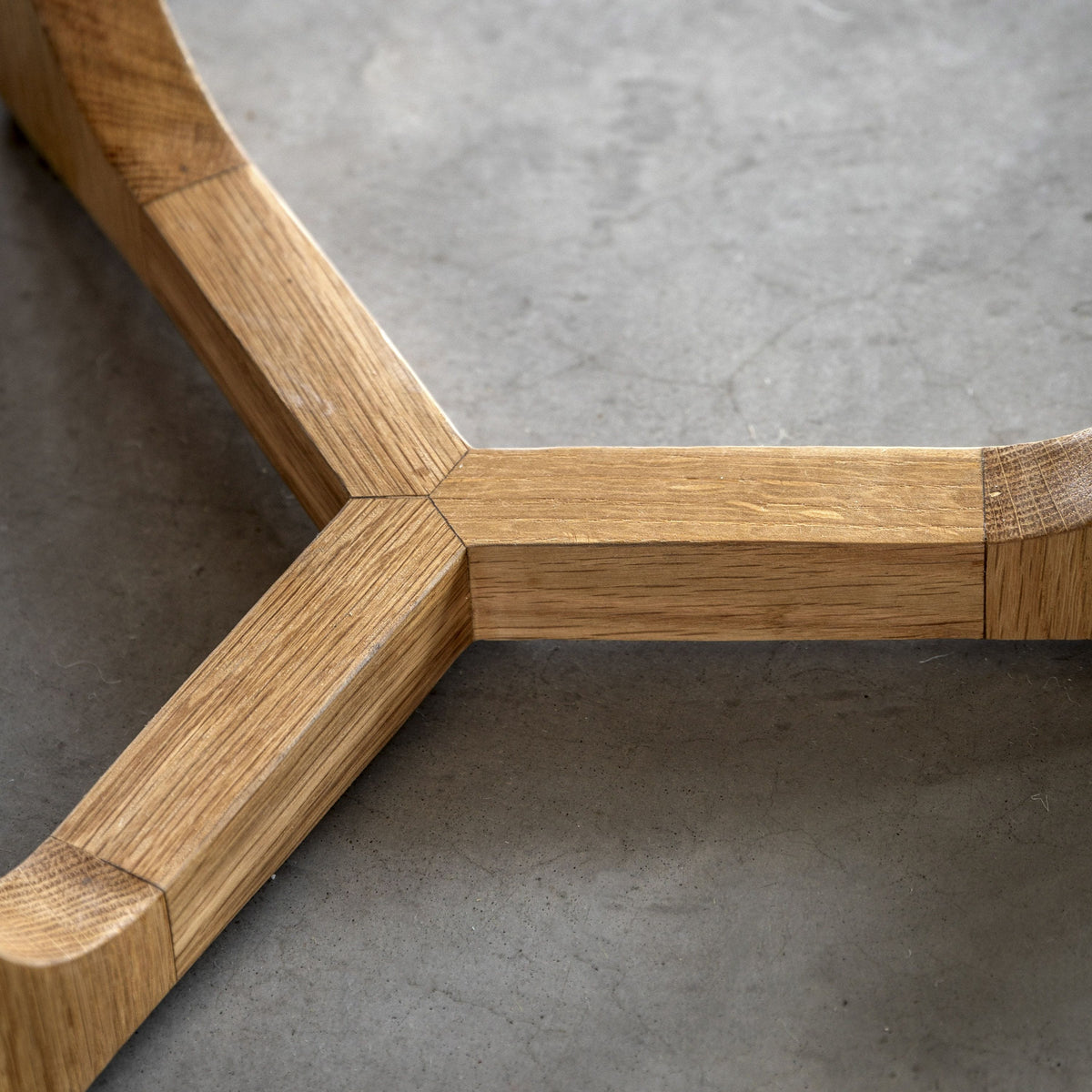 Payton Side Table Natural 500x500x550mm.