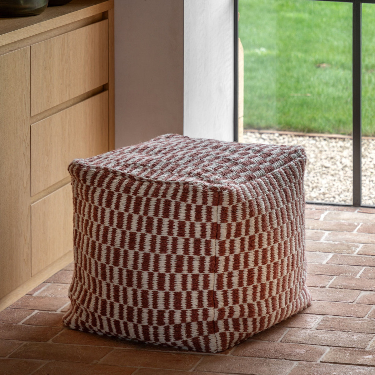 Bodhi Living Rauma Pouffe Nutmeg House of Isabella UK
