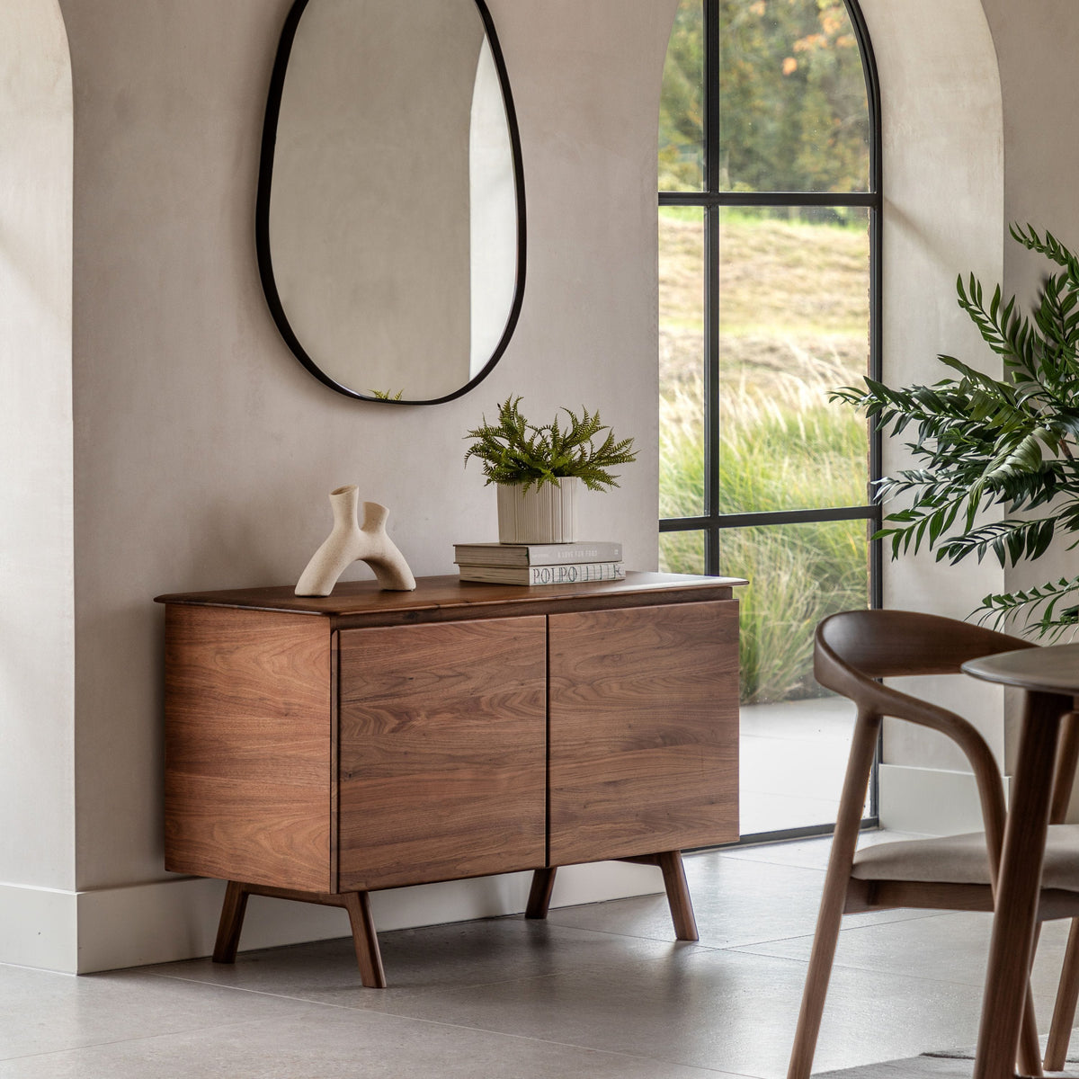 Bodhi Living Realo 2 Door Sideboard Walnut House of Isabella UK