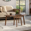 Bodhi Living Realo Coffee Table Nest Walnut House of Isabella UK