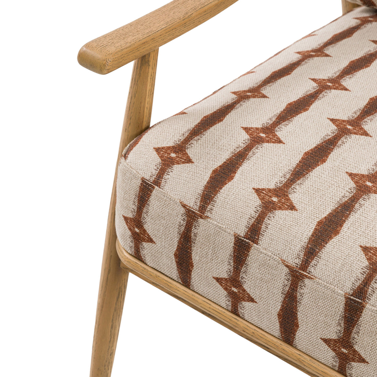 Bodhi Living Reliant Armchair Indra Stripe House of Isabella UK