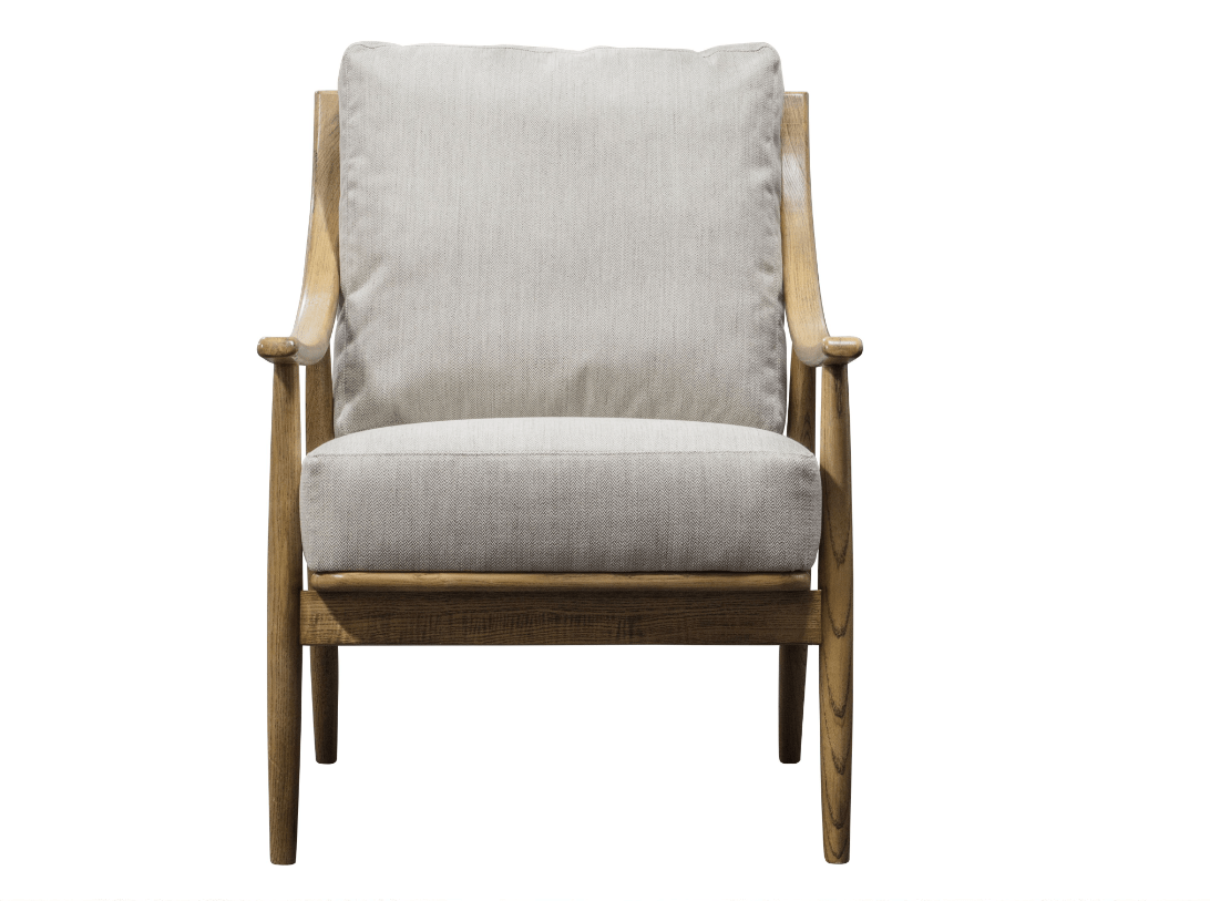Fleet Armchair Natural Linen.
