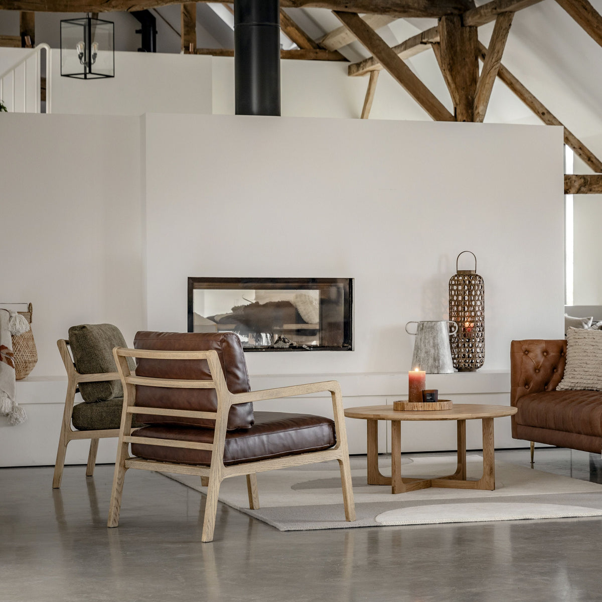 Rickford Armchair Moss Green 830x675x830mm.