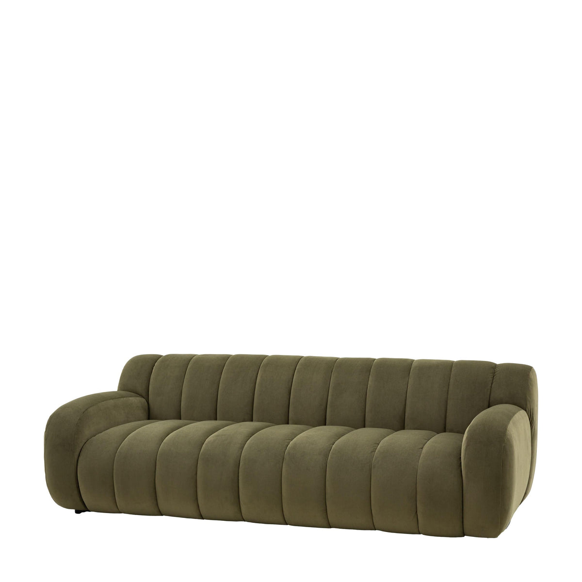 Salta 3 Seater Sofa Moss.
