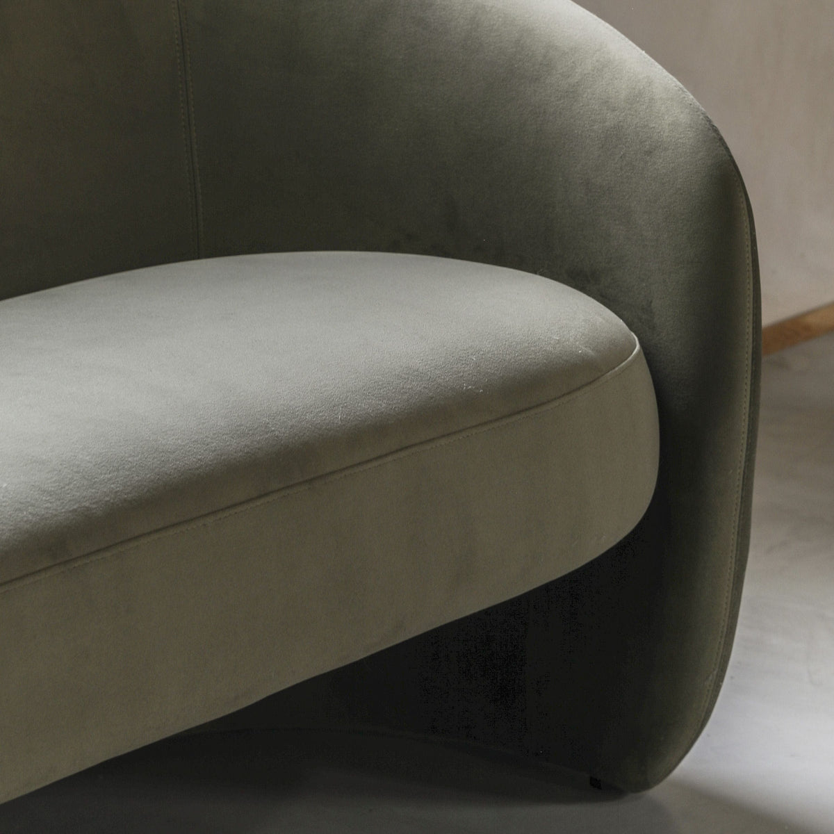 Shotton 2 Seater Sofa Moss Green.