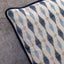 Bodhi Living Sierra Ikat Embellished Cushion Ink Blue House of Isabella UK