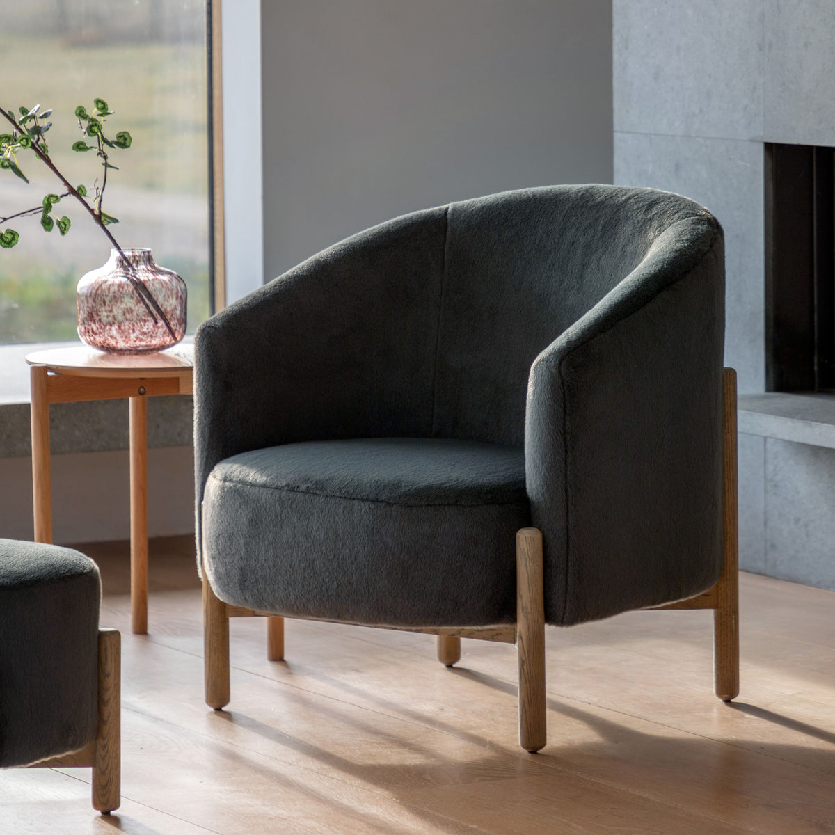 Bodhi Living Tindon Armchair Alaska Graphite House of Isabella UK