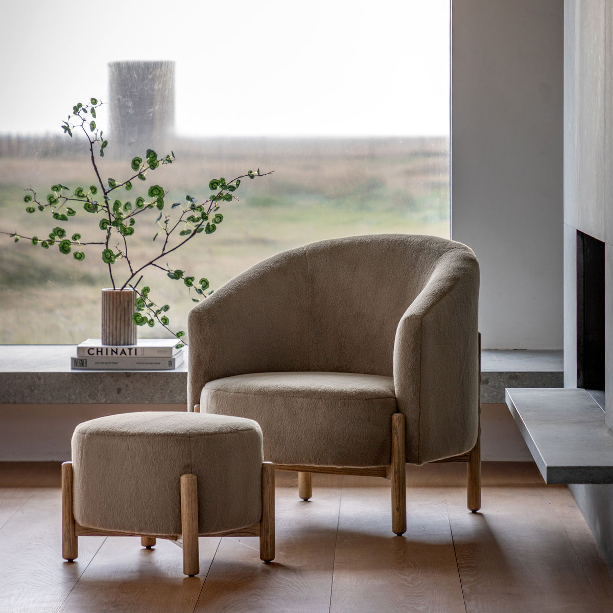 Bodhi Living Tindon Armchair Alaska Khaki House of Isabella UK