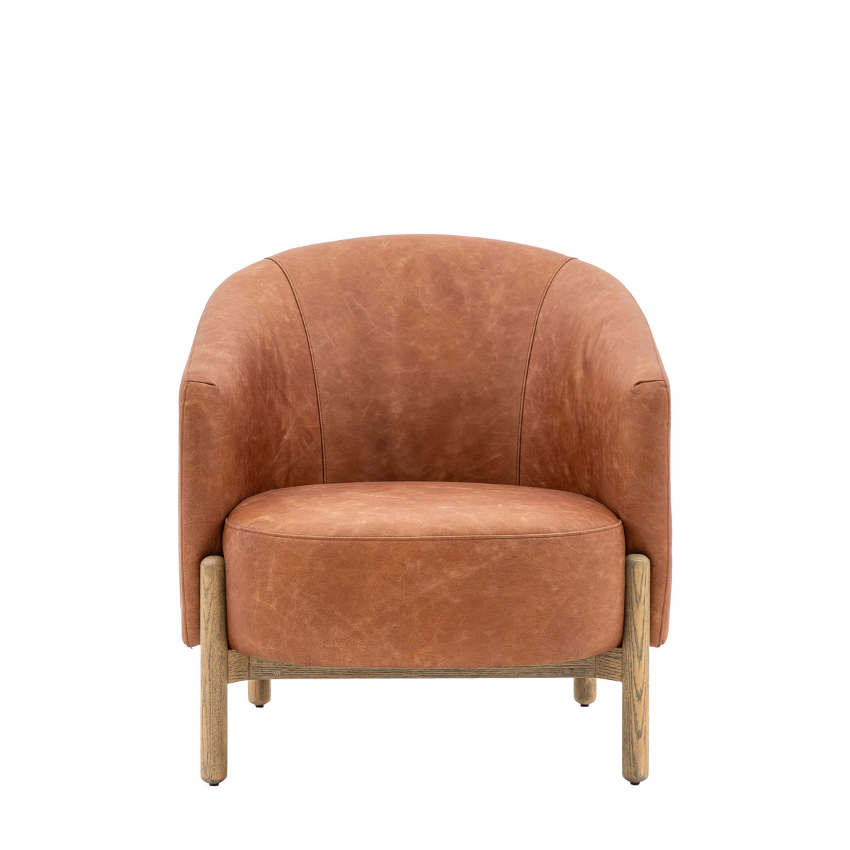 Tindon Armchair Vintage Brown Leather.